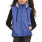 Raphael Unisex Kids Gilets Hooded Bodywarmer Blue