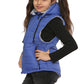 Raphael Unisex Kids Gilets Hooded Bodywarmer Blue