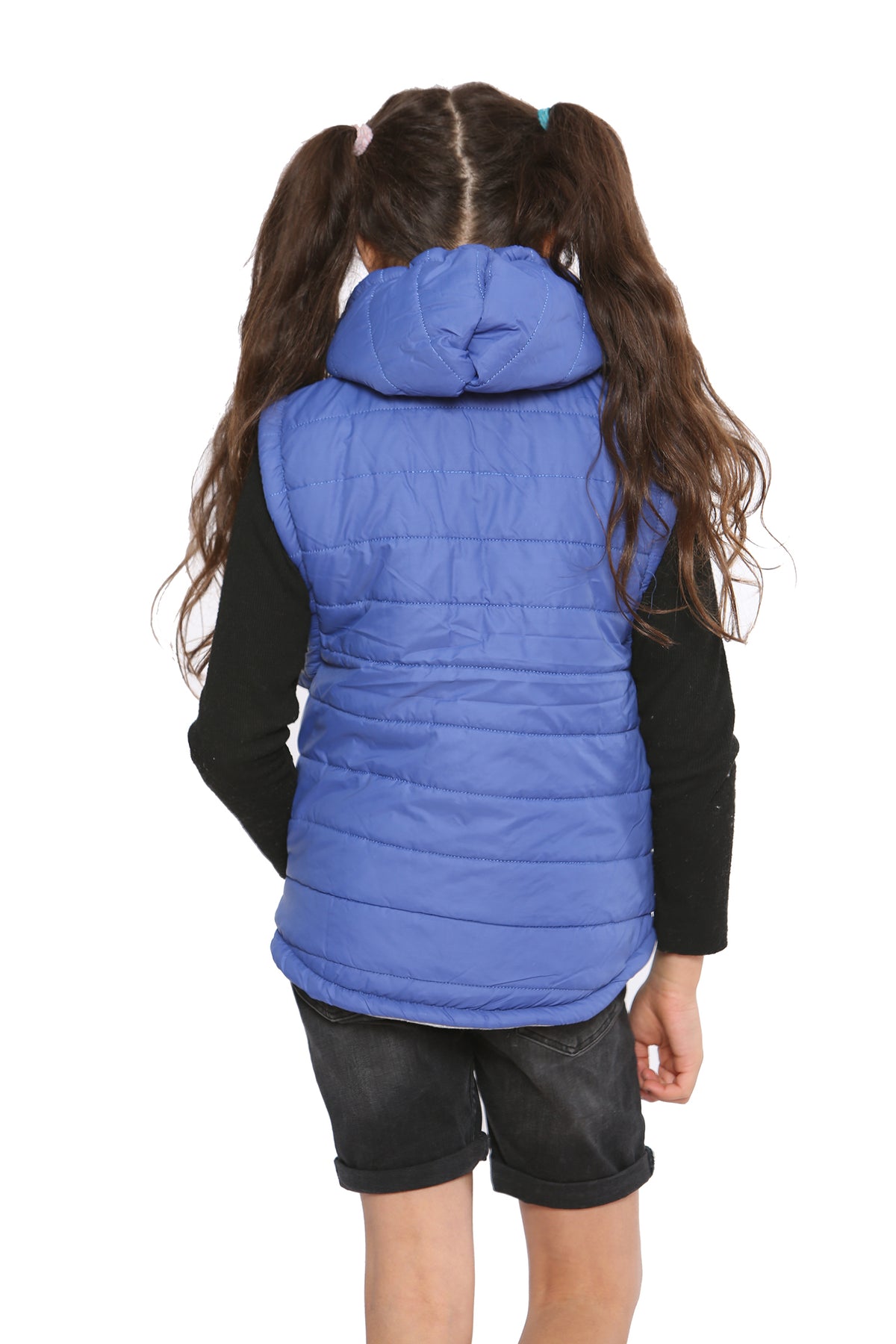 Raphael Unisex Kids Gilets Hooded Bodywarmer Blue