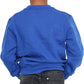 Boys Girls School Classic Sweater Kids Plain Fleece Longe Sleeve Sweatshirt Jumper Royal Blue