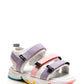 Lolo Girls Multi Colour Touch Fastening Sports Sandals Purple