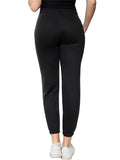 Monica Ladies Lounge Sports Pocket Sweat pants Joggers Black