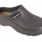 Sweet Walk Ladies Slip On Garden Clogs Sandals Grey