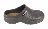 Sweet Walk Ladies Slip On Garden Clogs Sandals Grey