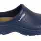 Sweet Walk Ladies Slip On Garden Clogs Sandals Navy Blue