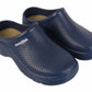 Sweet Walk Ladies Slip On Garden Clogs Sandals Navy Blue