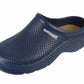 Sweet Walk Ladies Slip On Garden Clogs Sandals Navy Blue