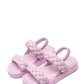 Harper Girls Kids Strappy Slingback Gladiator Sandals Purple
