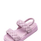 Harper Girls Kids Strappy Slingback Gladiator Sandals Purple