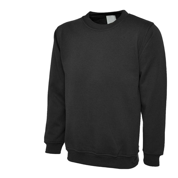 Eli Boys Girls Unisex Longe Sleeve Sweatshirt School Jersey Black