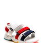 Lolo Girls Multi Colour Touch Fastening Sports Sandals Red